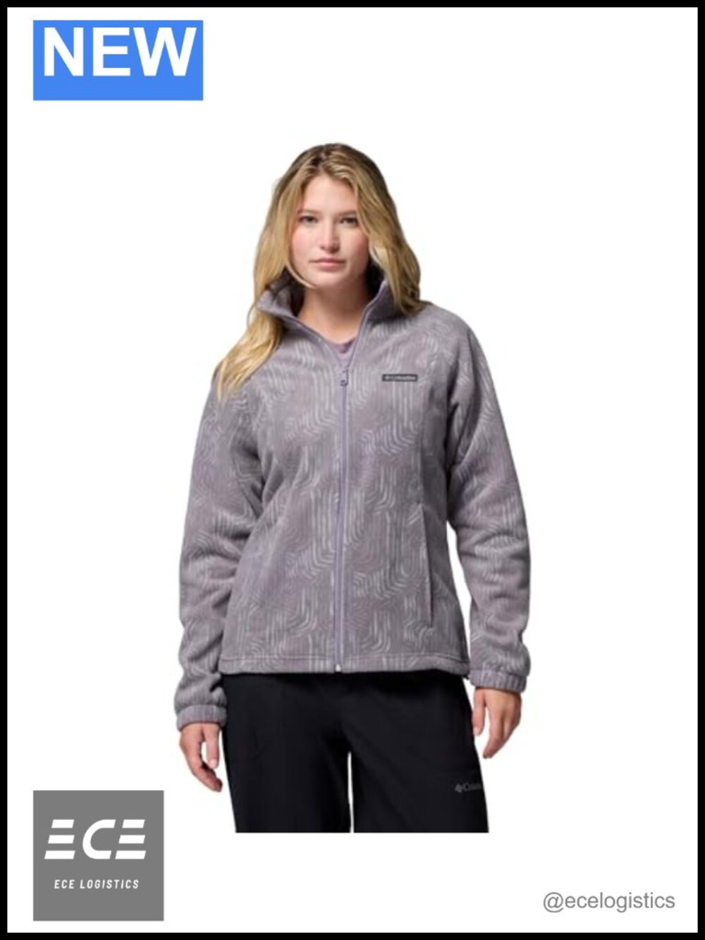 Columbia Benton Springs Printed Full Zip Fleece Jacket Women's
